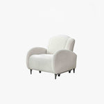 Modern Pine Wood Sofa with Orange and White Cushions - Stylish & Comfortable Seating hksc-982