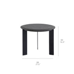 Elegant Round Coffee Table - Modern Design with Density Board Finish hms-4076