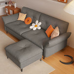 Modern Light Gray Sofa with Dark Pine Fabric - Stylish and Comfortable Seating mr-163