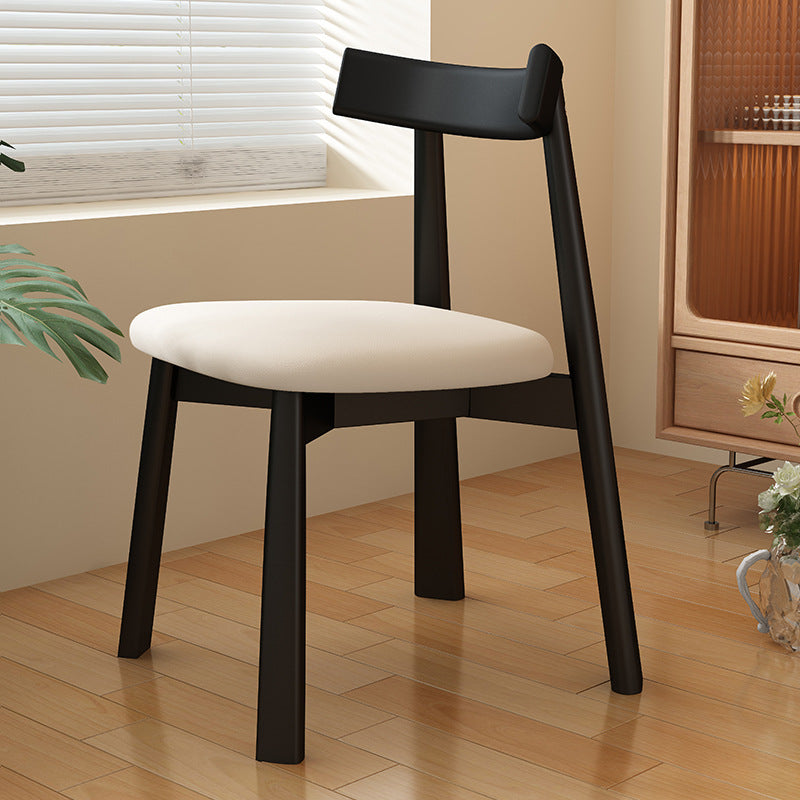 Modern Oak Dining Chair with PU Leather Upholstery - Stylish Seating for Your Home fjx-2659