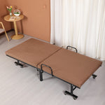 Ultra-Comfort Dark Grey Latex Mattress with Bamboo Charcoal & Coconut Palm Layers - Available in Black, Brown, and Blue fcsnm-1551