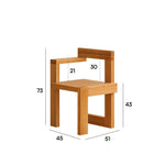 Elegant Natural Ash Wood Chair – Stunning Home Decor Addition fyx-883