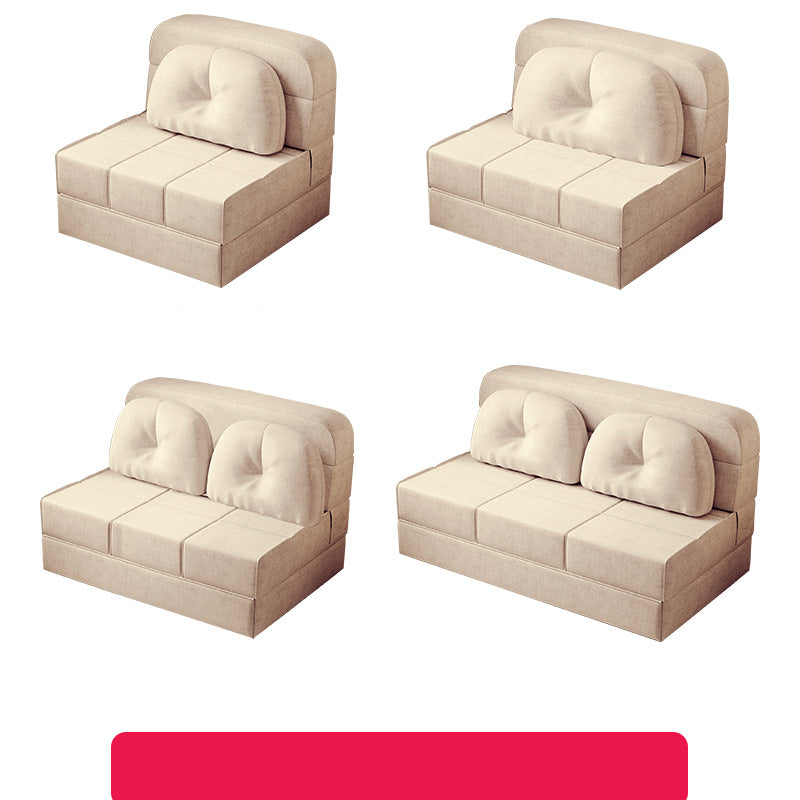 Stylish Modern Faux Leather Sofa in Beige, Khaki, Light Blue, and Gray Options fsq-1419