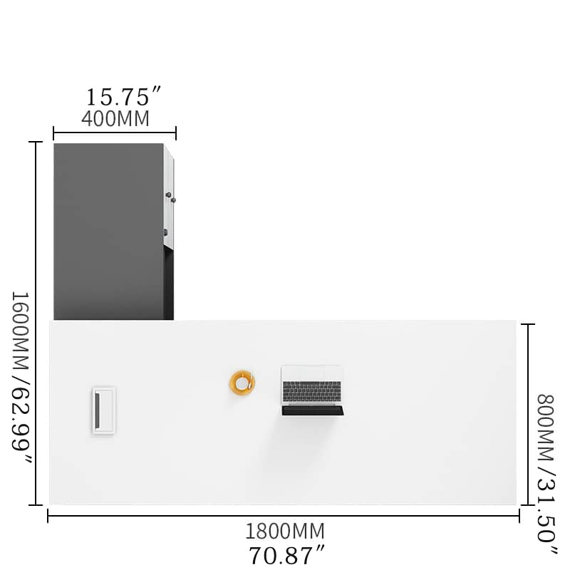 Stylish White Particle Board Table for Modern Interiors qs-155