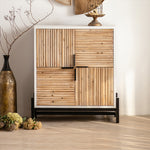 Stylish Solid Wood & Density Board Cabinet - Perfect for Elegant Home Decor hdst-4319