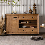 Stylish Tea Table with Chinese Fir Finish – Modern Elegance for Your Space hdst-4227