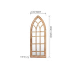 Elegant Solid Wood Frame Mirror - Enhance Your Living Space with Style fczym-2329