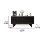 Sleek Modern Cabinet with Ash Wood and Ceramic Top - Perfect for Contemporary Interiors fmsjj-4213