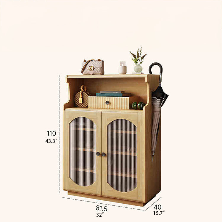 Stylish Glass Multi-Layer Cabinet with Sleek Storage Design for Modern Homes hlxl-4398