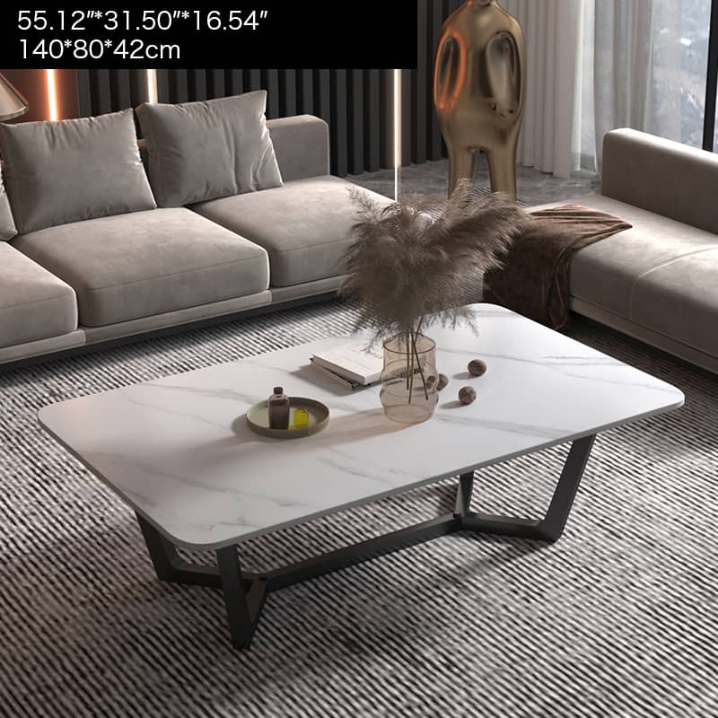 Stylish Sintered Stone Tea Table for Modern Living Rooms fel-1992