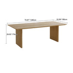 Elegant Pine Wood Dining Table – Perfect for Modern Homes fsdb-2274