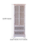 Vintage Style Solid Wood Cabinet with Distressed Finish - Enhance Your Decor Today! fczym-2343