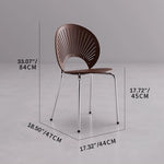 Stylish Wooden Dining Chair with Sleek Metal Legs – Modern Comfort for Your Home fsdb-2270