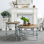 Vintage Elegance: Chinese Fir Tea Table for Timeless Charm fczym-2323