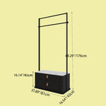 Stylish Coat Hanger with Sintered Stone Base - Elegant Home Organizing Solution hsj-2268