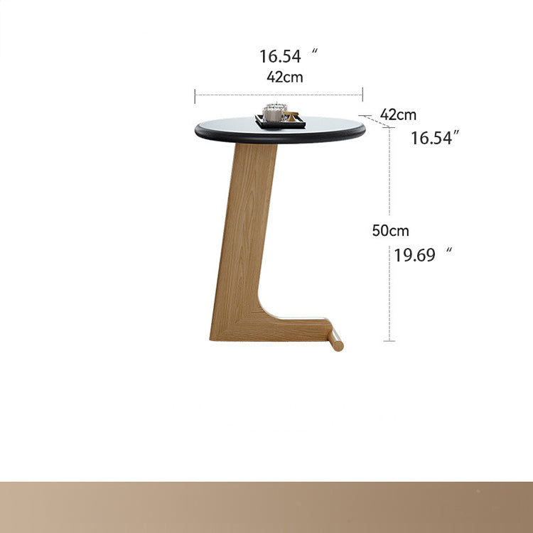 Stylish White Oak Coffee Table with Integrated Side Tray - Perfect for Modern Living Rooms hfcjp-4014
