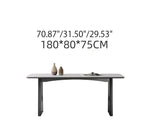 Elegant Sintered Stone Ash Wood Table – Modern Durable Design for Stylish Living & Dining Spaces fjx-2643