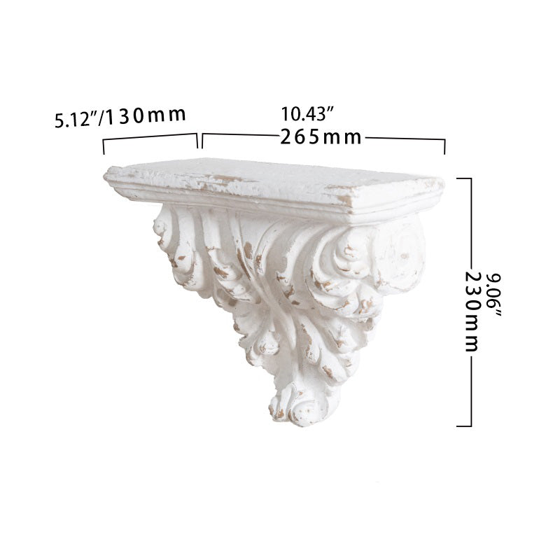 Decorative Chinese Fir Storage Rack - Stylish Wood Wall Shelf for Elegant Home Decor fczym-2340