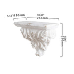 Decorative Chinese Fir Storage Rack - Stylish Wood Wall Shelf for Elegant Home Decor fczym-2340