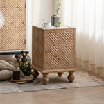 Stylish Chinese Fir Cabinet with Intricate Pattern Design for Elegant Living Spaces hdst-4304