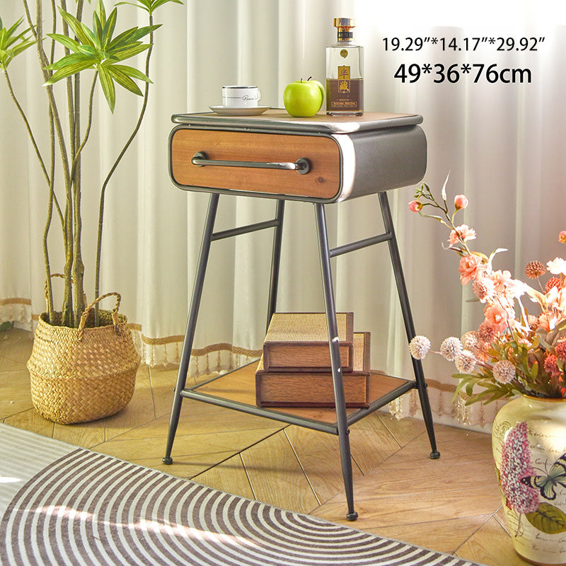 Elegant Multi-Layer Glass Display Cabinet with Chinese Fir Finish fczym-2347