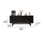 Sleek Modern Cabinet with Ash Wood and Ceramic Top - Perfect for Contemporary Interiors fmsjj-4213