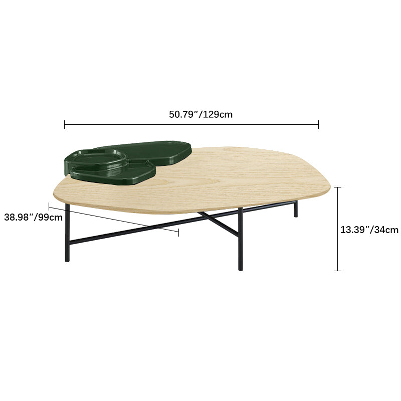 Stylish Solid Wood Tea Table with Multi-Layer Design – Perfect for Modern Spaces fif-4529