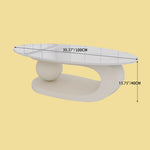 Sleek Sintered Stone Tea Table for Modern Living Room Decor hsj-2276