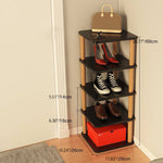 Sleek & Stylish Solid Wood Storage Rack - White, Natural, Black Finish Options fxjc-916