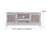 Vintage Style Solid Wood Cabinet with Distressed Finish - Enhance Your Decor Today! fczym-2343