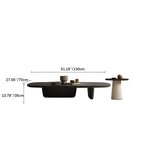 Modern Minimalist Tea Table - Stylish Density Board Coffee Table for Living Room Decor fkb-4362