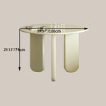 Modern Round Dining Table with Elegant Gloss Finish for Stylish Spaces hsj-2249