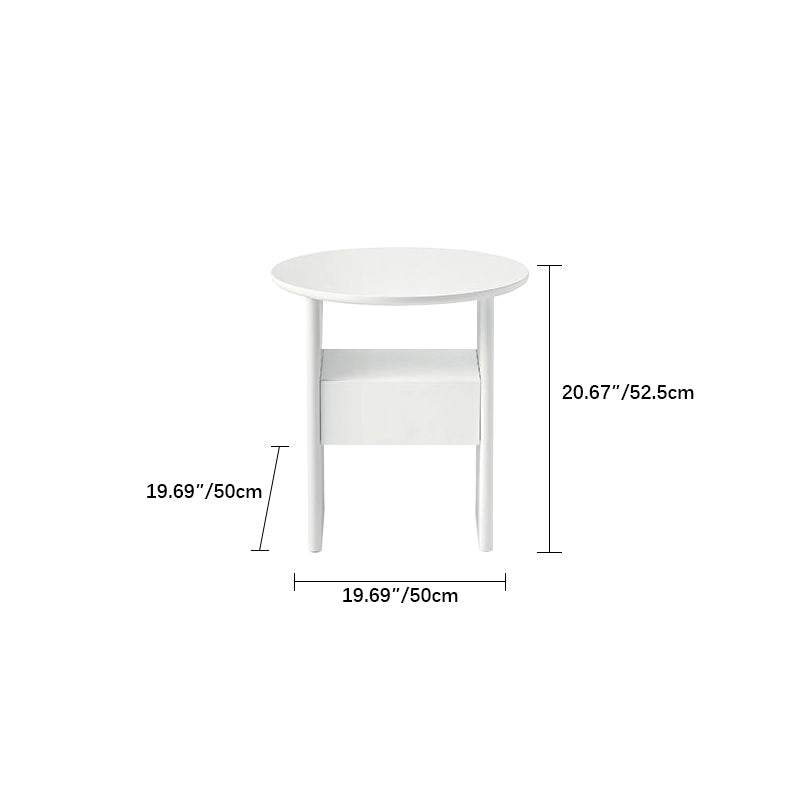 Stylish Multi-layer Board Bedside Cupboard with Open Storage Shelves - Perfect for Modern Bedrooms fif-4525