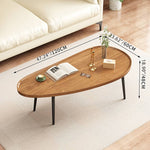 Modern Elegant Tea Table in Brown, Black, White, and Natural Finishes - Perfect for Any Decor! fxjc-912