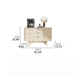 Sleek Modern Cabinet with Ash Wood and Ceramic Top - Perfect for Contemporary Interiors fmsjj-4213
