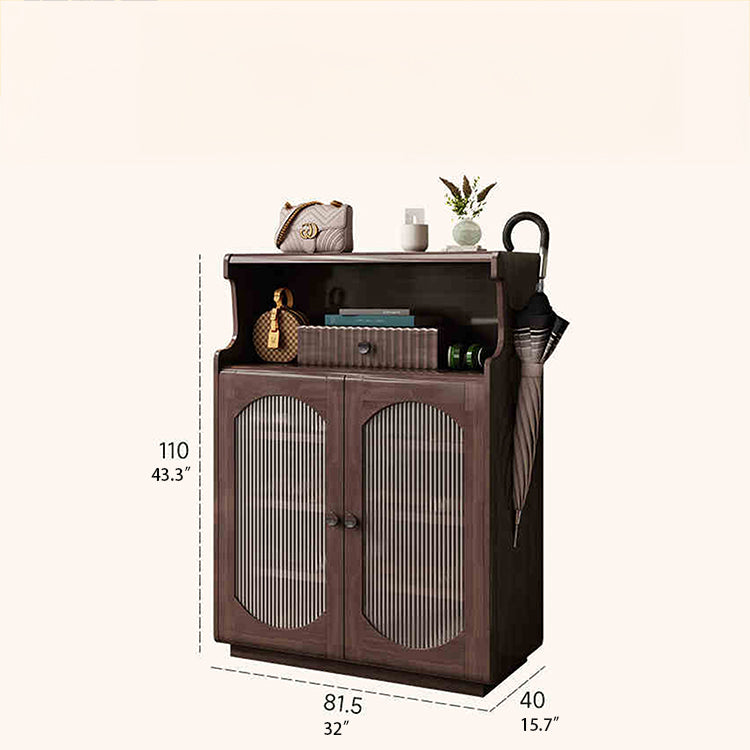 Stylish Glass Multi-Layer Cabinet with Sleek Storage Design for Modern Homes hlxl-4398