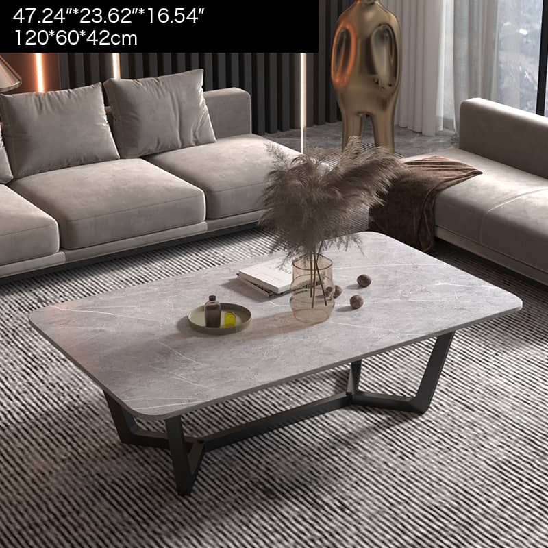 Stylish Sintered Stone Tea Table for Modern Living Rooms fel-1992