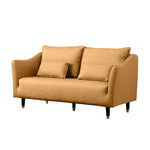 Stylish Dual-Tone Sofa Collection: Dark Blue, Orange, Green & More - Techno Fabric Cotton Blend qm-8