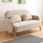 Stylish Cotton Corduroy Sofas: Khaki, Pink, Dark Green, Red & More – Premium Comfort in Techno Fabric jy-117