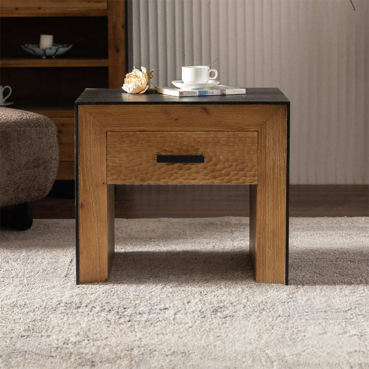 Stylish Tea Table with Chinese Fir Finish – Modern Elegance for Your Space hdst-4227