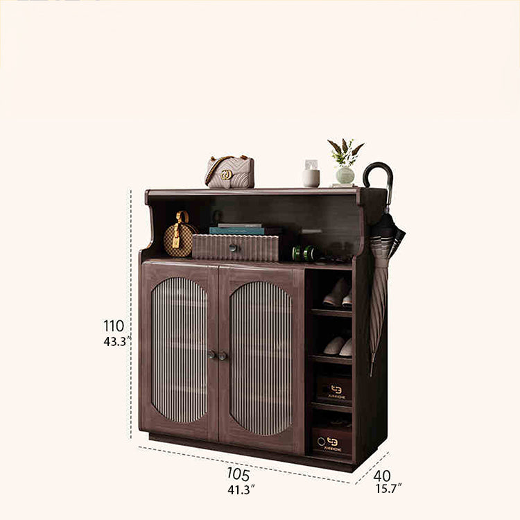 Stylish Glass Multi-Layer Cabinet with Sleek Storage Design for Modern Homes hlxl-4398