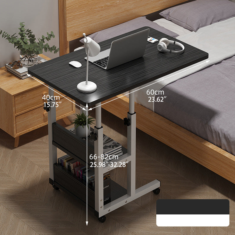 Natural Wood Color Multi-Layer Board - Stylish Table with White and Black Accents fxjc-508