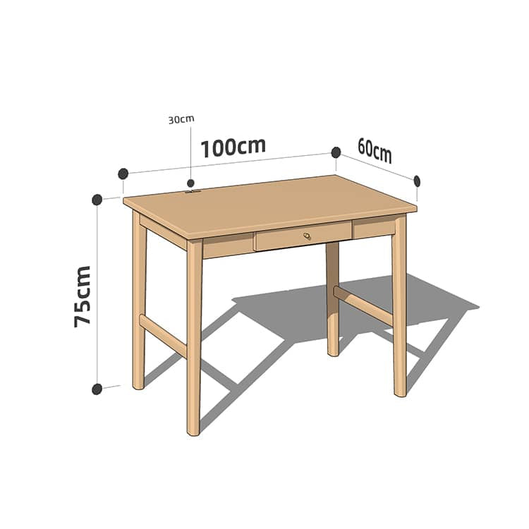 Premium Solid Wood Table - Elegant Brown, Red Oak & Black Walnut Choices hykmq-749