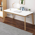 Solid Wood Table in Elegant White Finish - Perfect for Any Modern Home fxjc-920