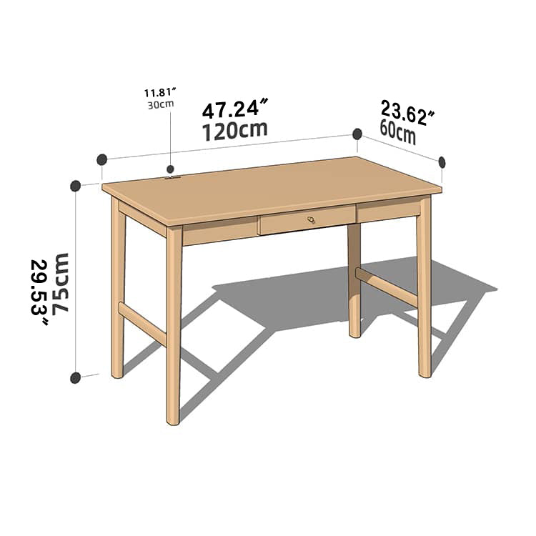 Premium Solid Wood Table - Elegant Brown, Red Oak & Black Walnut Choices hykmq-749