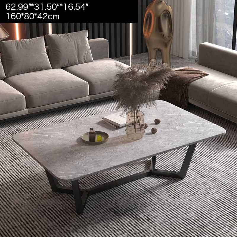 Stylish Sintered Stone Tea Table for Modern Living Rooms fel-1992