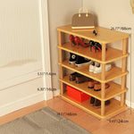 Sleek & Stylish Solid Wood Storage Rack - White, Natural, Black Finish Options fxjc-916