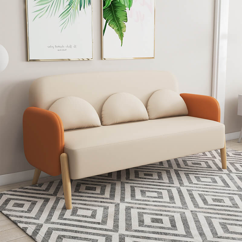 Stylish Cotton Corduroy Sofas: Khaki, Pink, Dark Green, Red & More – Premium Comfort in Techno Fabric jy-117