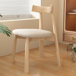 Modern Oak Dining Chair with PU Leather Upholstery - Stylish Seating for Your Home fjx-2659