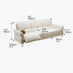 Elegant Beige and Dark Green Sofa with Gray Accents and Pine Wood Frame hksc-988